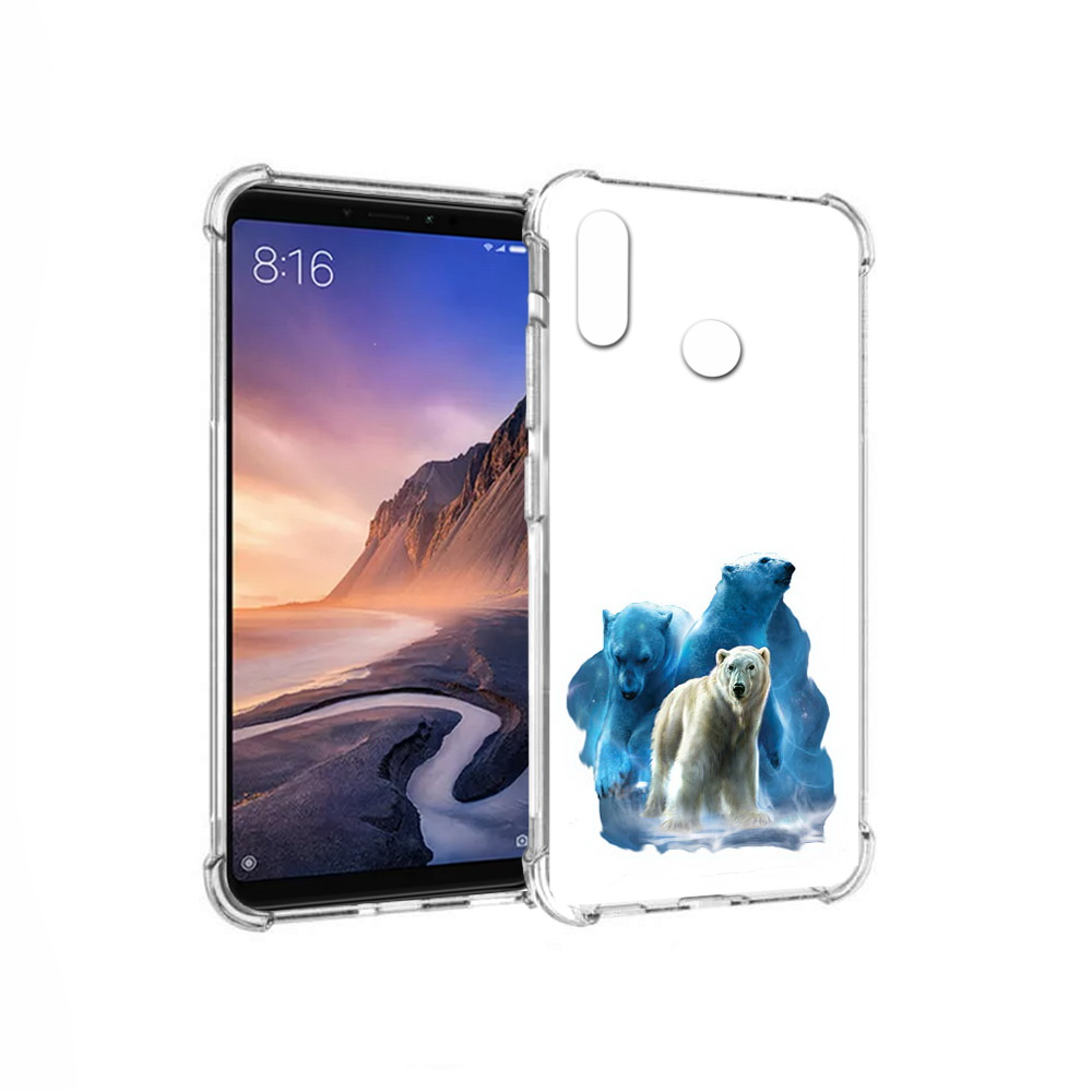 

Чехол MyPads Tocco для Xiaomi Mi Max 3 полярный медведь (PT115366.313.549), Прозрачный, Tocco