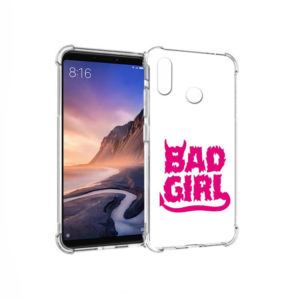 

Чехол MyPads Tocco для Xiaomi Mi Max 3 плохая девочка (PT115366.313.545), Прозрачный, Tocco