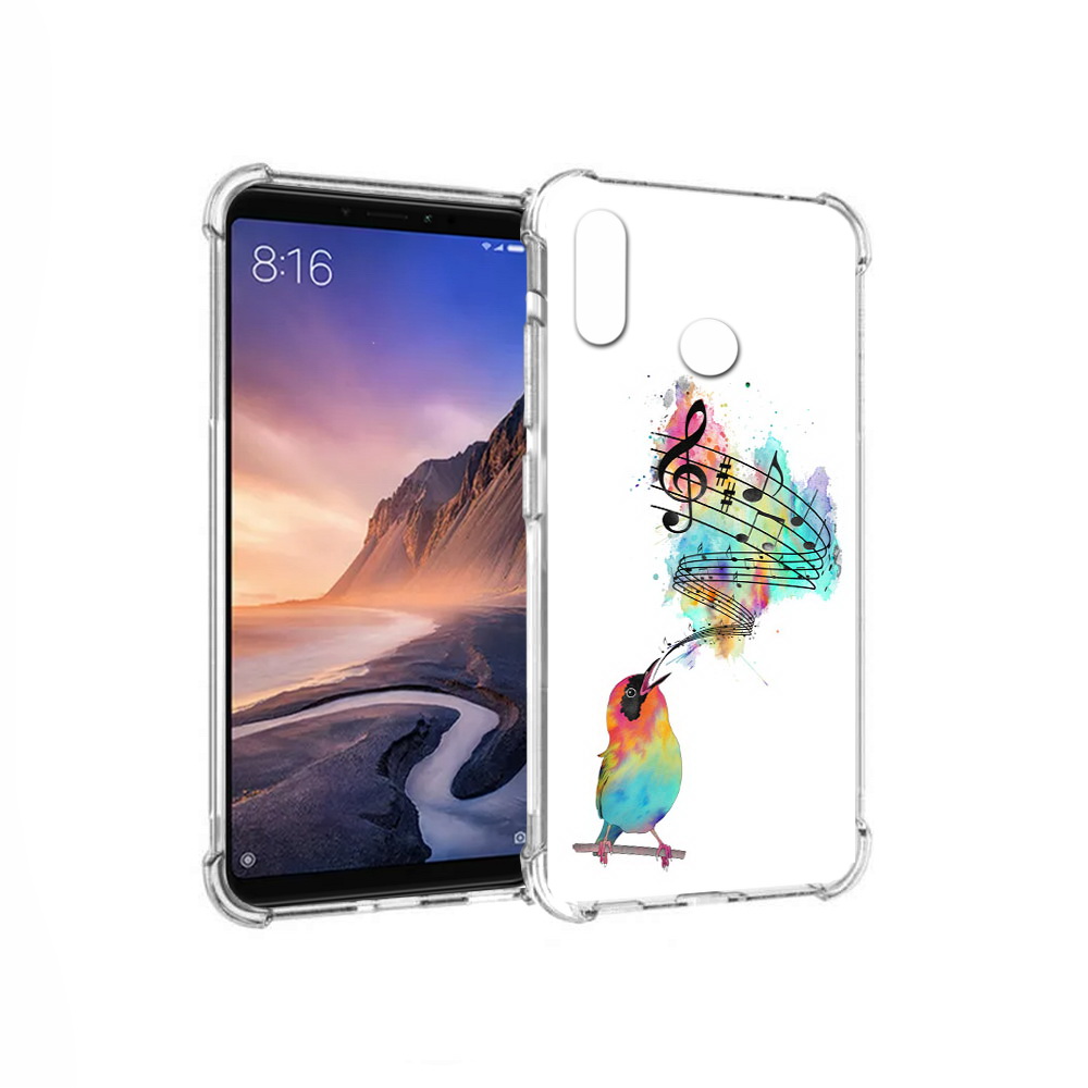 

Чехол MyPads Tocco для Xiaomi Mi Max 3 певчая птичка (PT115366.313.536), Прозрачный, Tocco