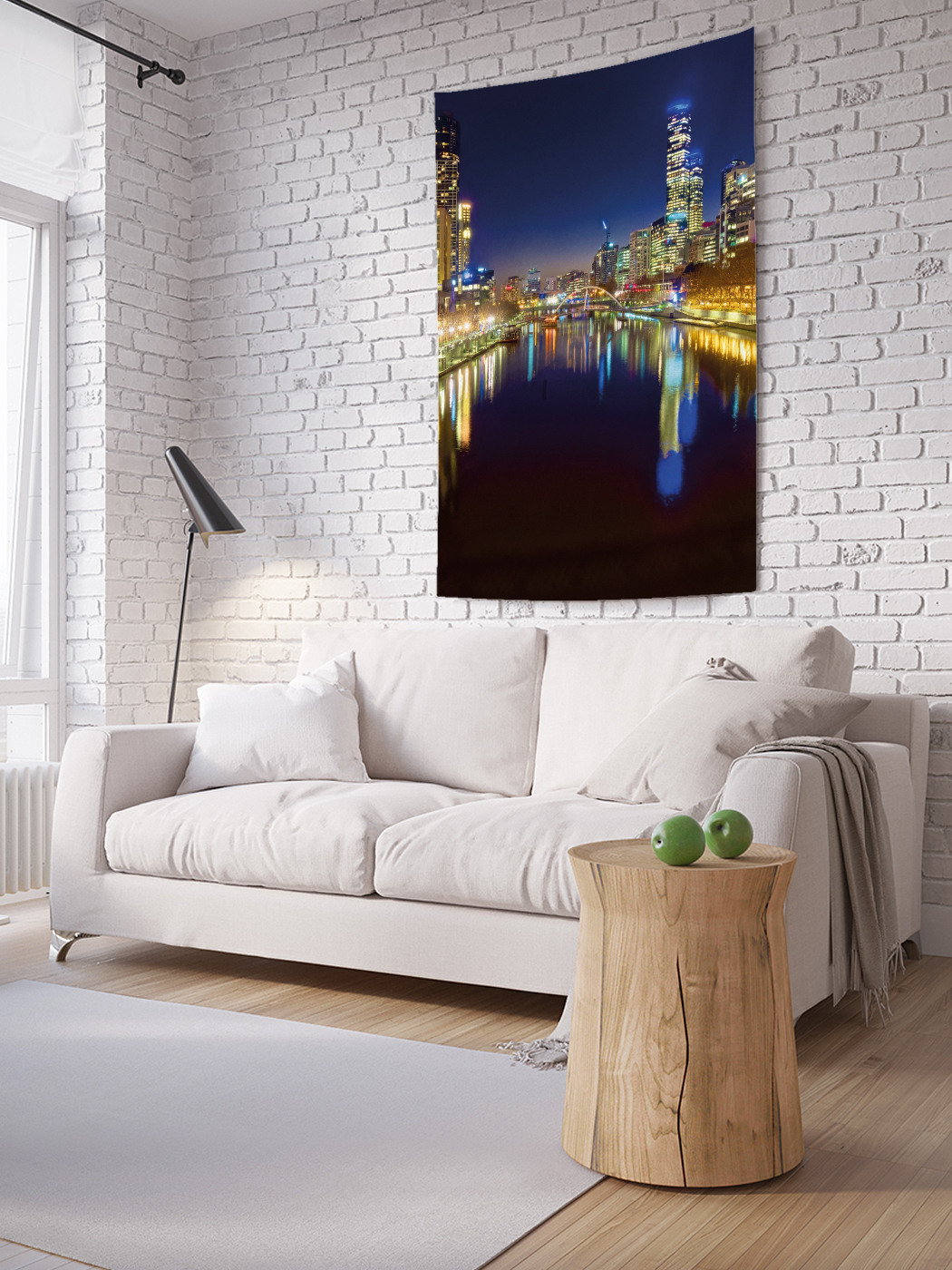 

Вертикальное фотопанно на стену JoyArty Ночной Мельбурн 100x150 см, Ночной Мельбурн