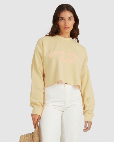 

Свитшот женский Billabong C3FL15-BIP2 бежевый XL, C3FL15-BIP2