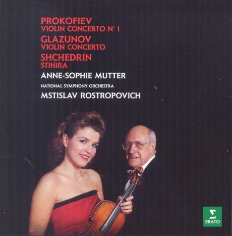 фото Mutter, anne-sophie / rostropovich, mstislav - glazunov & prokofiev : violin concertos медиа