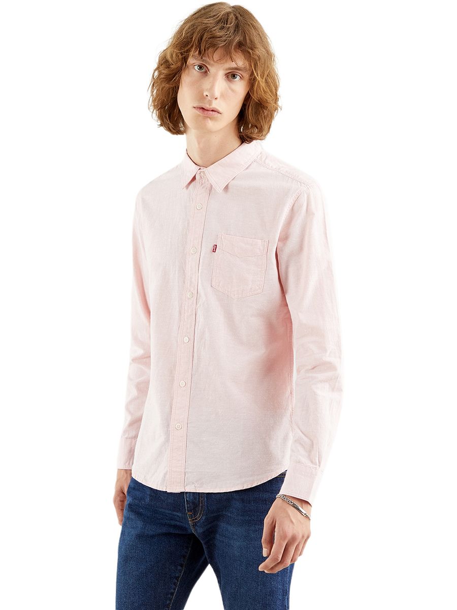 

Рубашка мужская Levi's 86619-0049 розовая 2XL, 86619-0049