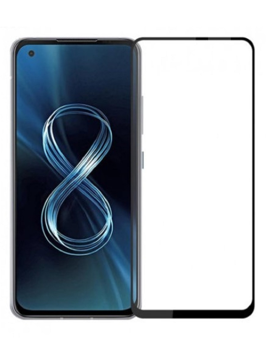 

Защитное стекло 9H Full для Asus ZenFone 8 ZS590KS черное