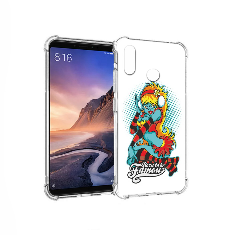 

Чехол MyPads Tocco для Xiaomi Mi Max 3 нарисованная девушка в наушниках (PT115366.313.498), Прозрачный, Tocco