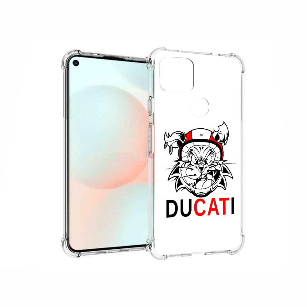 

Чехол MyPads Tocco для Google Pixel 5A дукати, Прозрачный, Tocco