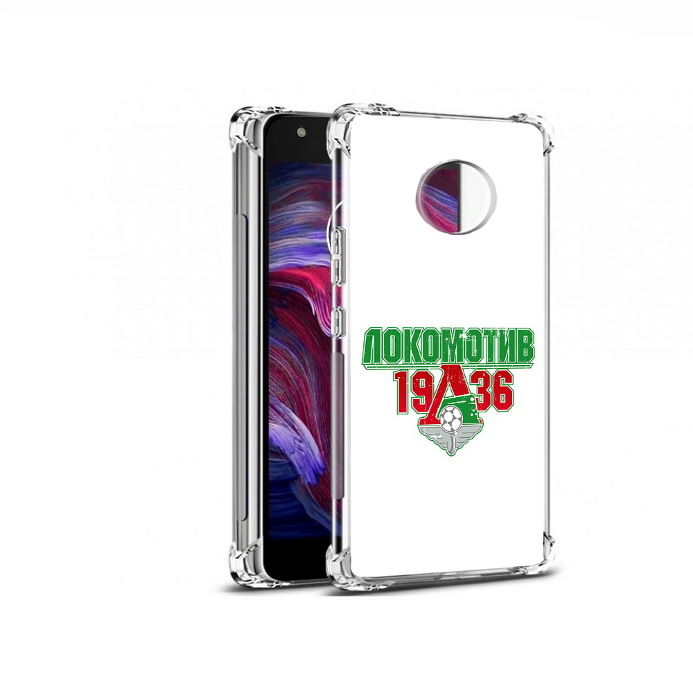 

Чехол MyPads Tocco для Motorola Moto X4 ФК локомотив 1936 (PT96319.371.182), Прозрачный, Tocco