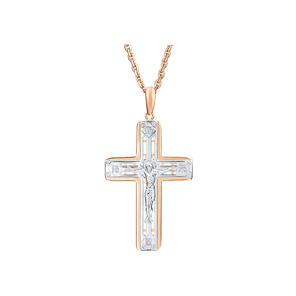 

Кулон из красного и белого золота с фианитом PLATINA jewelry 03-1986-00-401-1111-03, 03-1986-00-401-1111-03