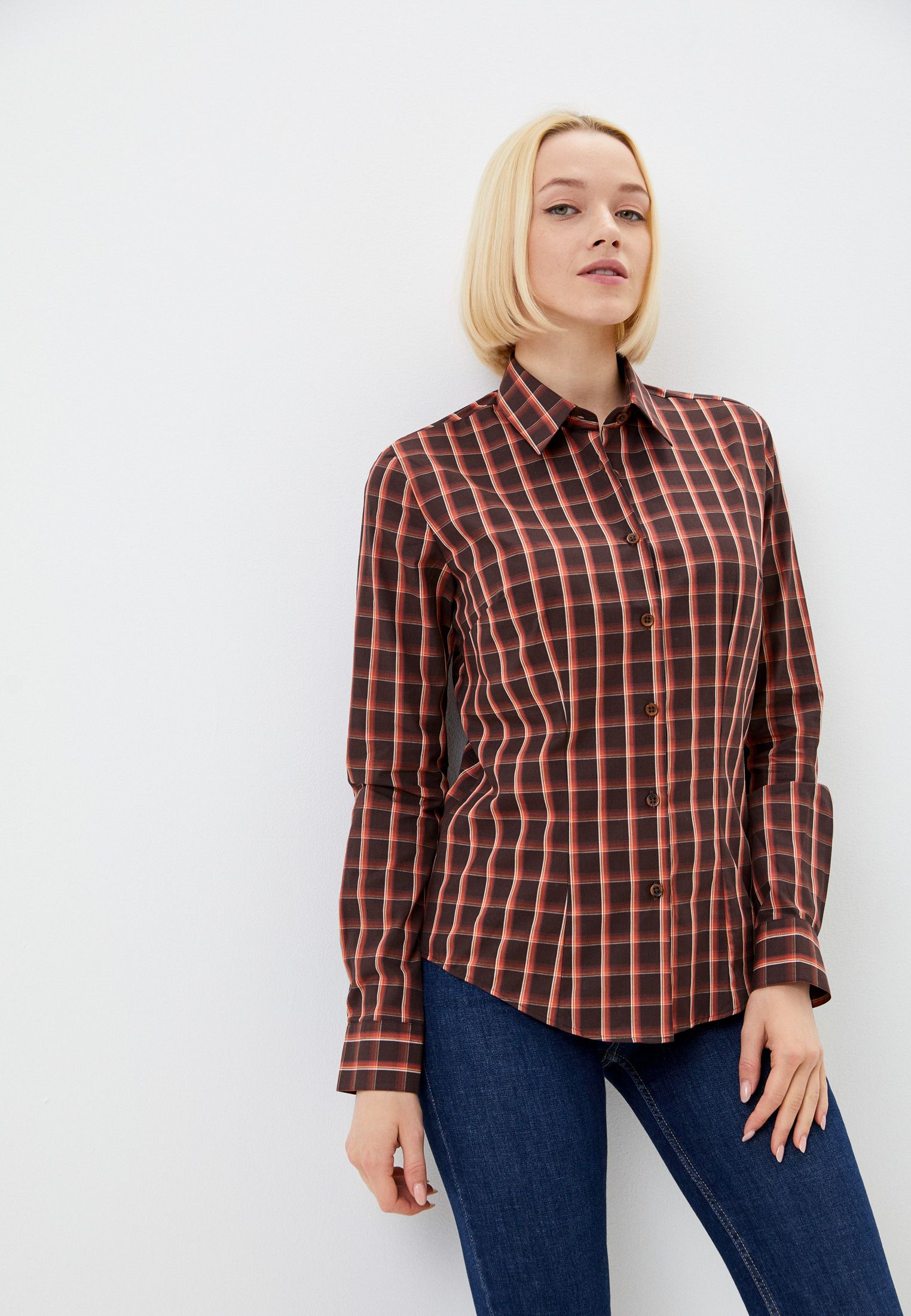 

Рубашка женская BAWER 1R2023 разноцветная 3XL, Разноцветный, 1R2023
