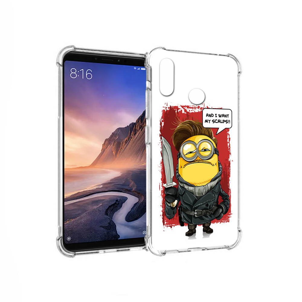 

Чехол MyPads Tocco для Xiaomi Mi Max 3 миньон убийца (PT115366.313.477), Прозрачный, Tocco