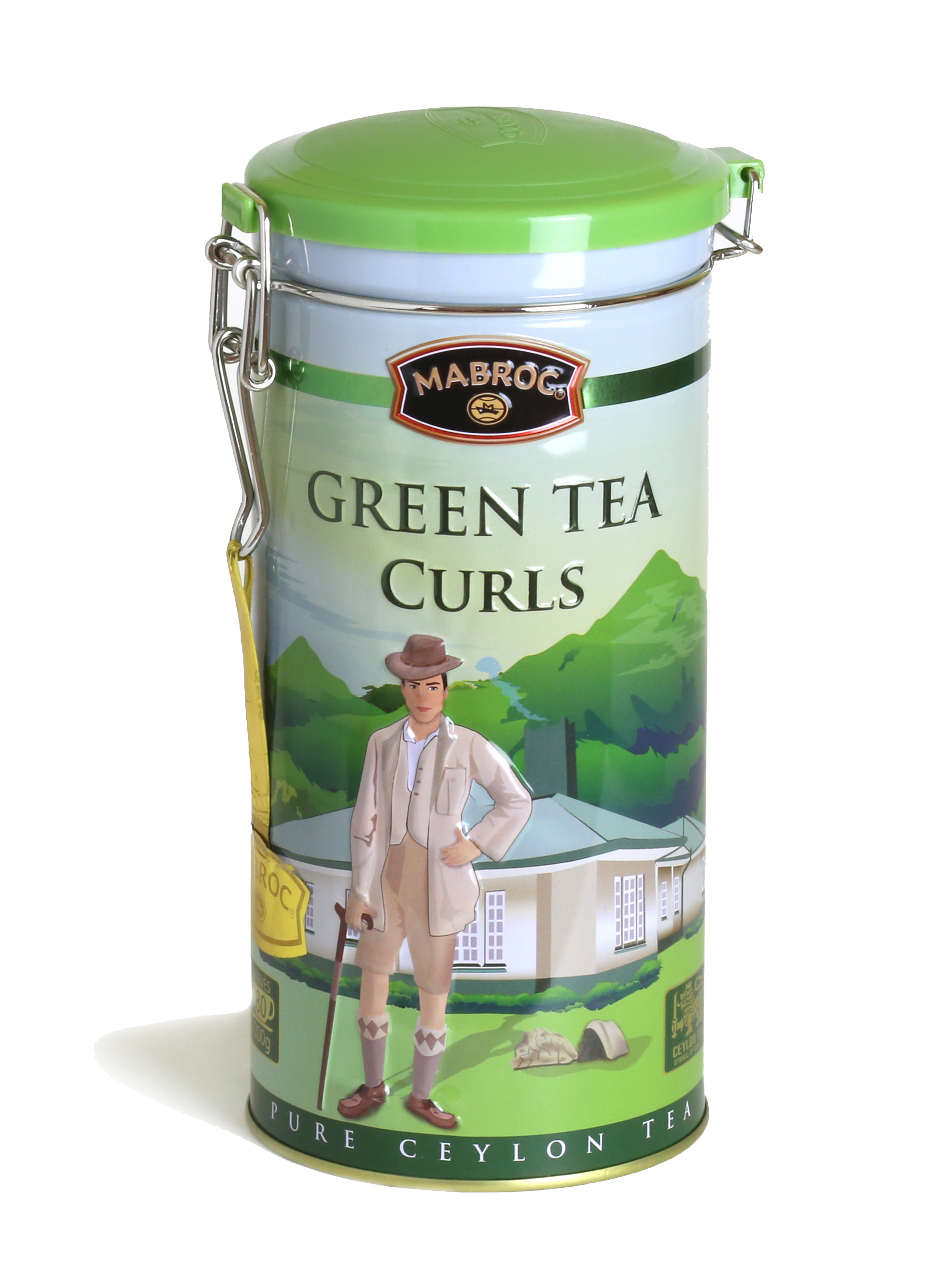 Чай зеленый Mabroc Зеленые кольца листовой Шри-Ланка, 200 гр.