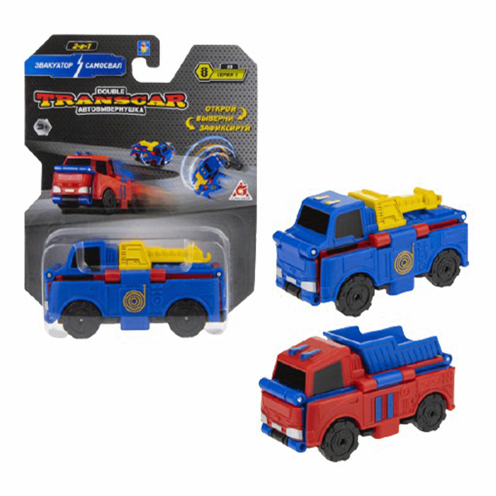 

Игровая фигурка 1Toy Transcar Double в ассортименте