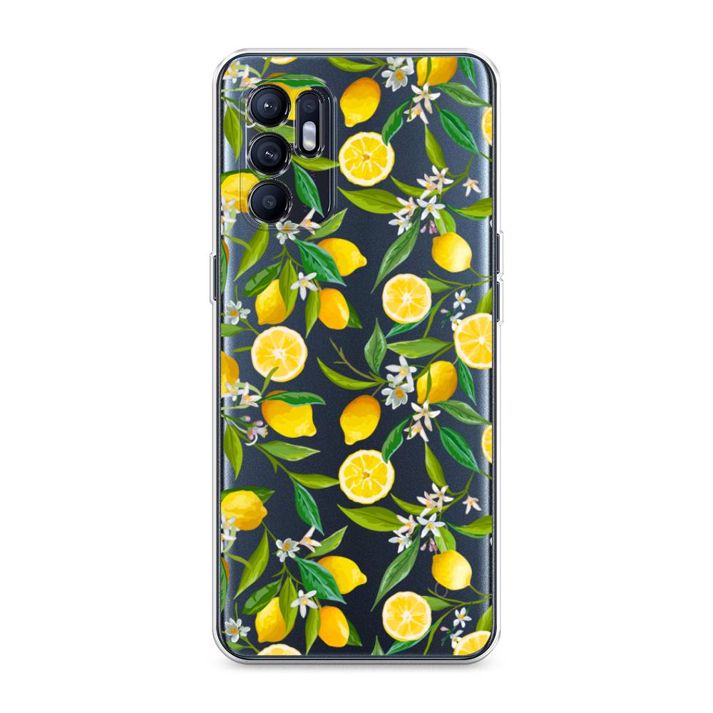 

Чехол Awog на Oppo Reno 6 "Сочные лимоны", Разноцветный, 257850-10