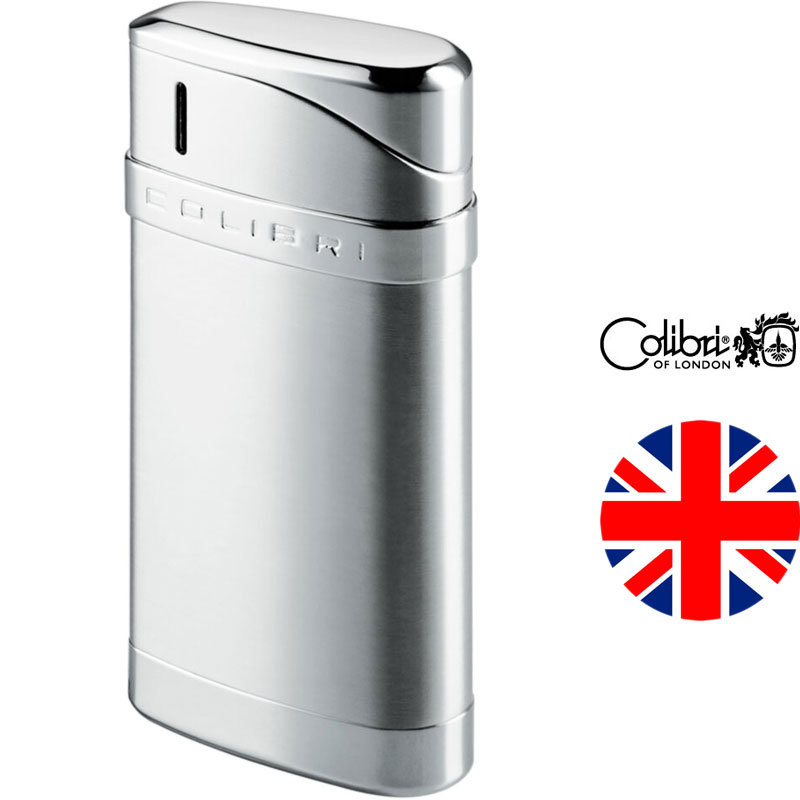 

Газовая зажигалка Colibri Essex Satin Silver & Polished Silver