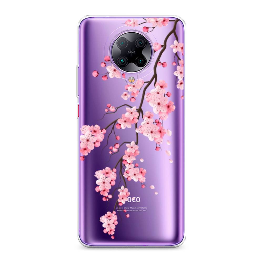 

Чехол Awog на Poco F2 Pro/Redmi K30 Pro "Розовая сакура", Разноцветный, 37050-8