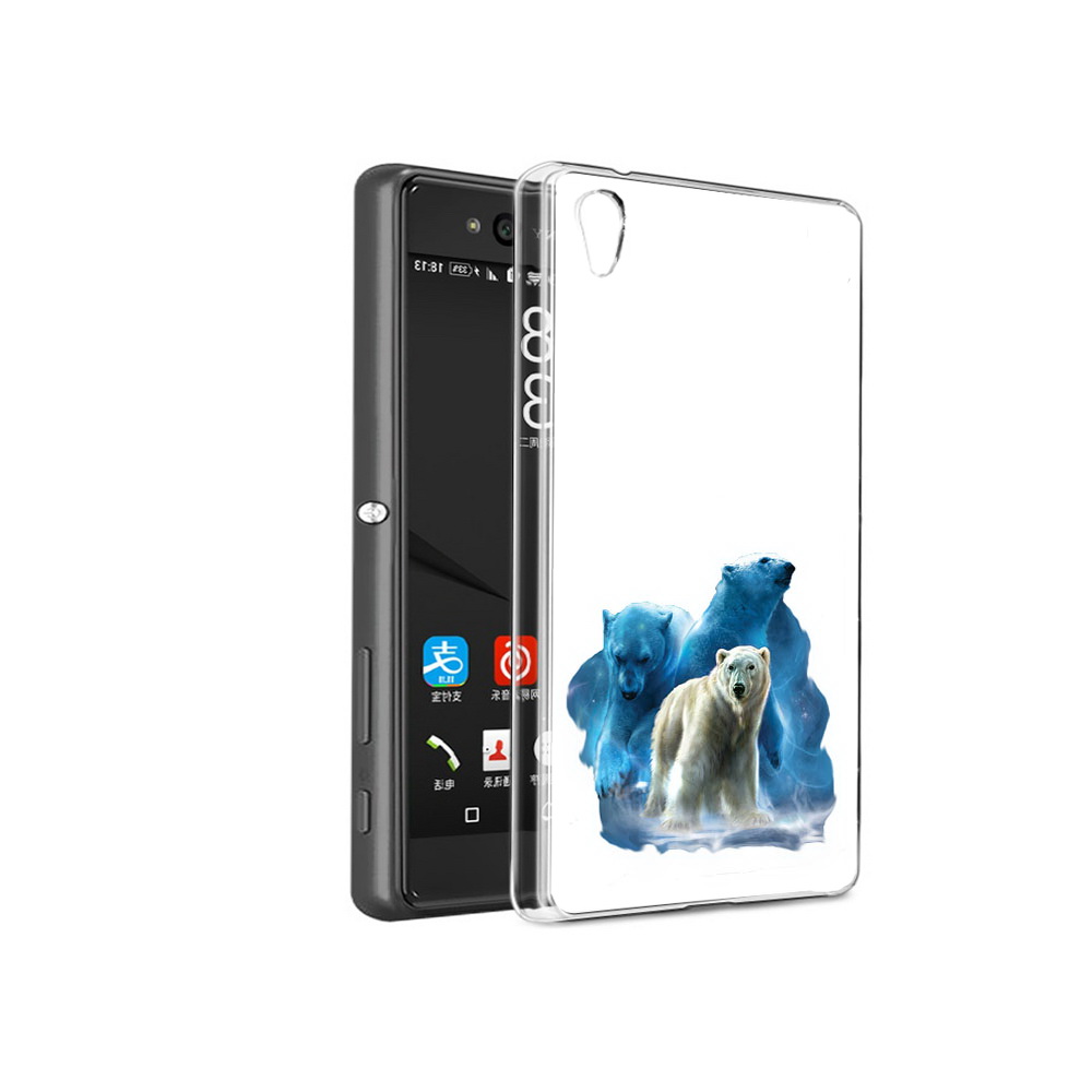 

Чехол MyPads Tocco для Sony Xperia C6 полярный медведь (PT28839.243.549), Прозрачный, Tocco