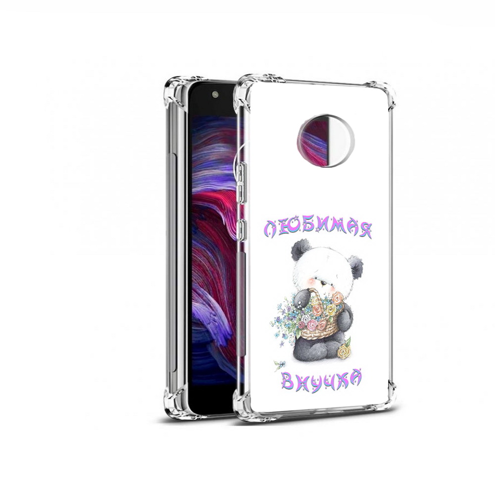 

Чехол MyPads Tocco для Motorola Moto X4 Любимая внучка (PT96319.371.110), Прозрачный, Tocco