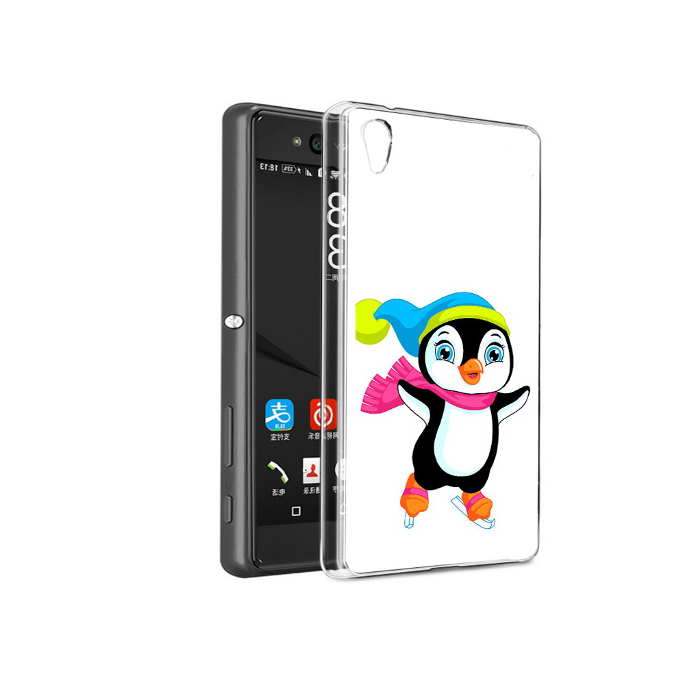 

Чехол MyPads Tocco для Sony Xperia C6 пингвин на коньках (PT28839.243.540), Прозрачный, Tocco