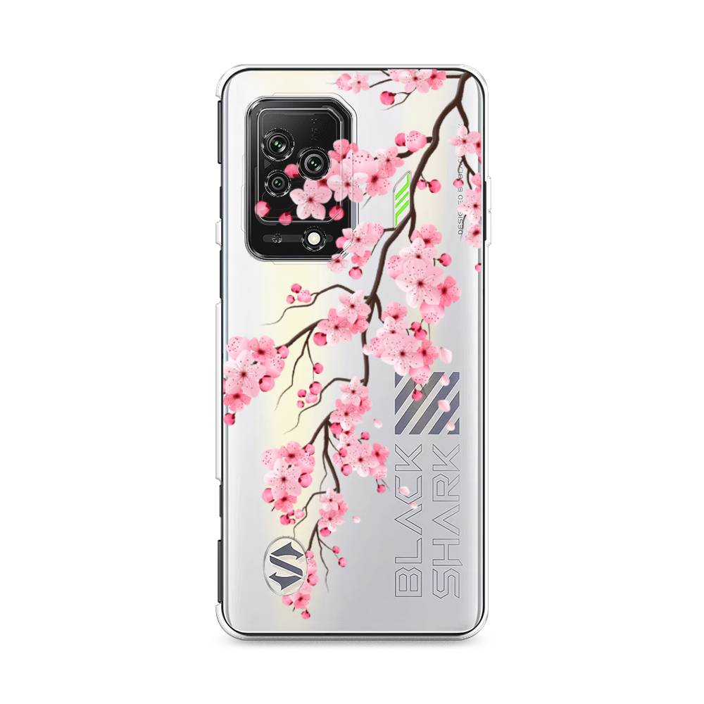

Чехол Awog на Xiaomi Black Shark 5 "Розовая сакура", Разноцветный, 314050-8