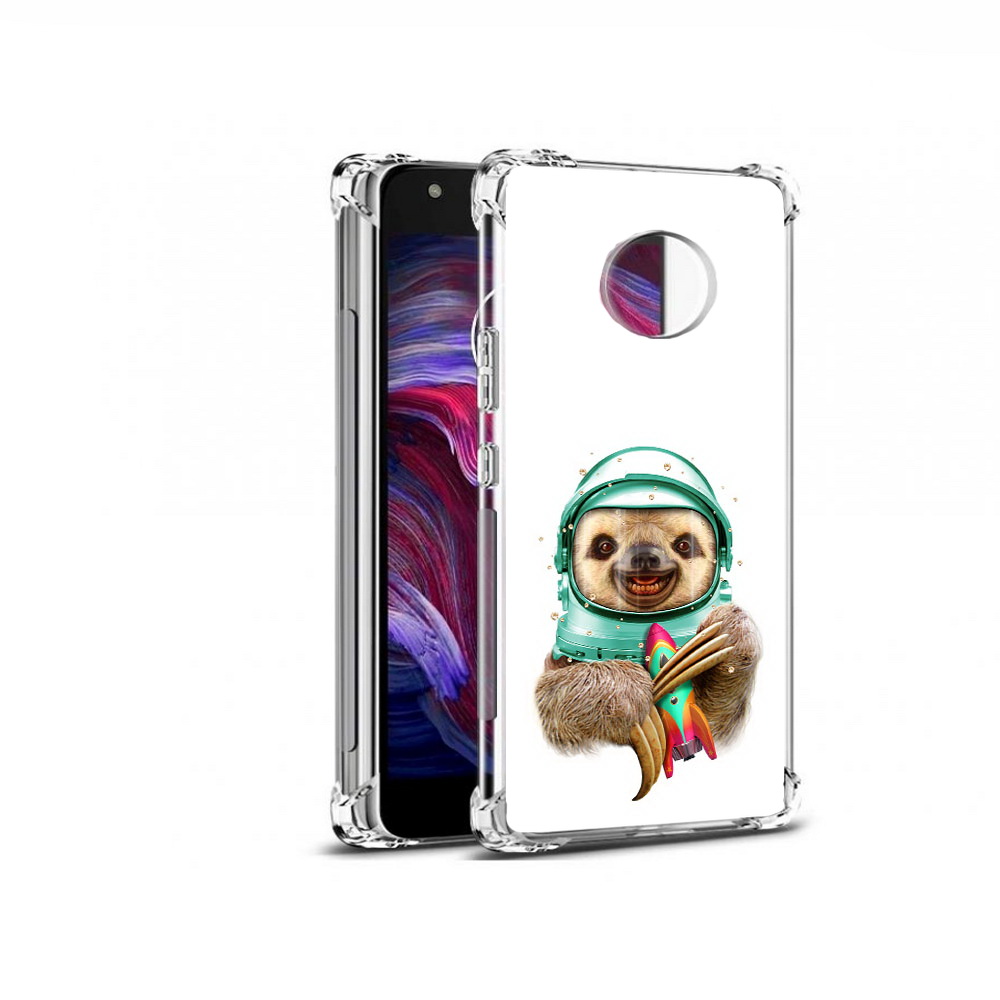 Чехол MyPads Tocco для Motorola Moto X4 Ленивец астронавт (PT96319.371.104)