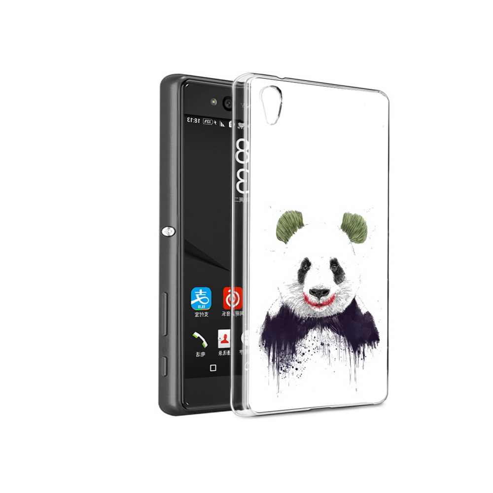 

Чехол MyPads Tocco для Sony Xperia C6 панда джокер (PT28839.243.533), Прозрачный, Tocco
