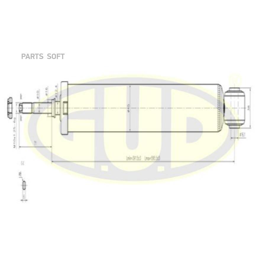 

Амортизатор Зад Hyu Santa Fe (Sm) 01-06 1Шт G.U.D. Gsa344314