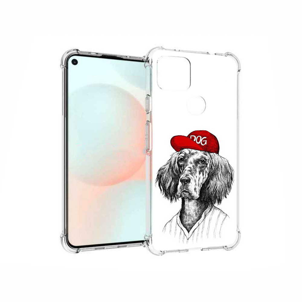 

Чехол MyPads Tocco для Google Pixel 5A дог, Прозрачный, Tocco