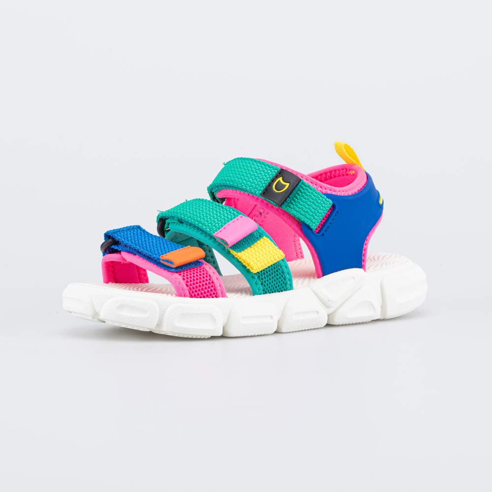 

Сандалии Котофей 524107, фуксия-синий, 34, Розовый;синий, 524107