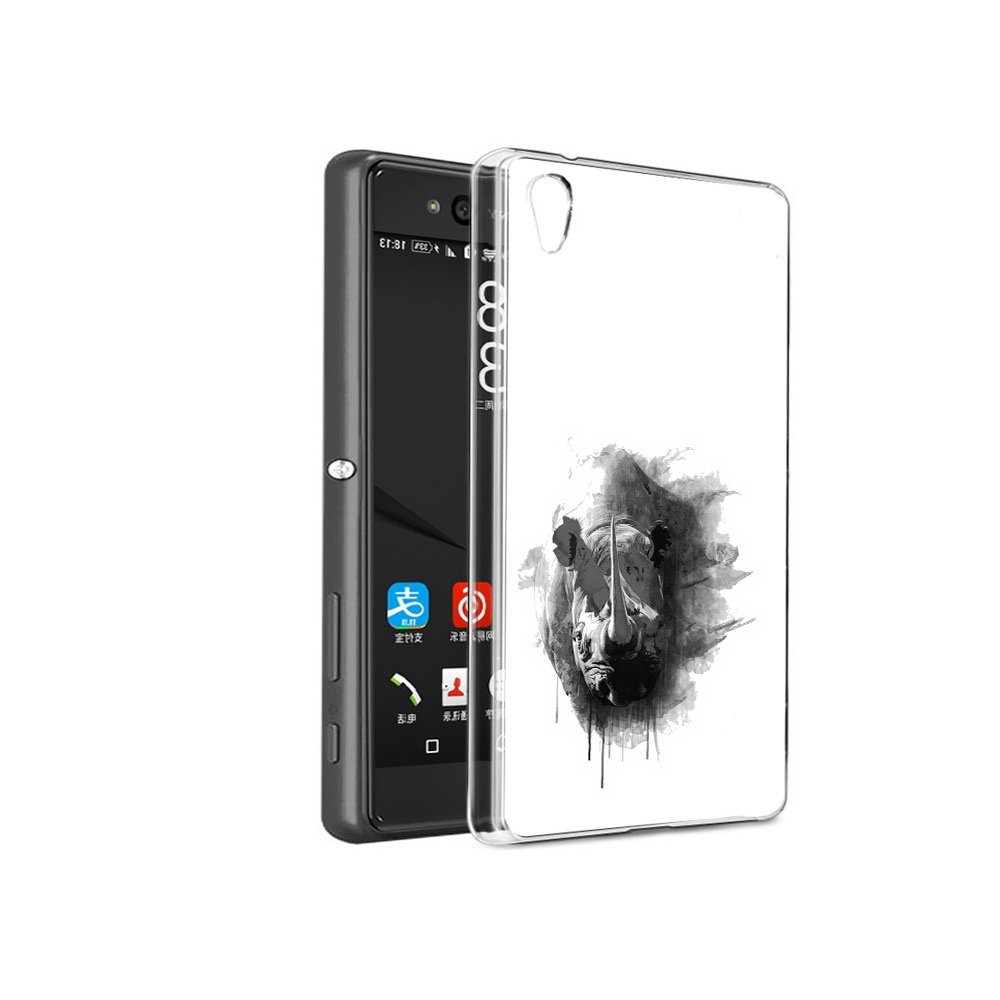 

Чехол MyPads Tocco для Sony Xperia C6 носорог (PT28839.243.523), Прозрачный, Tocco