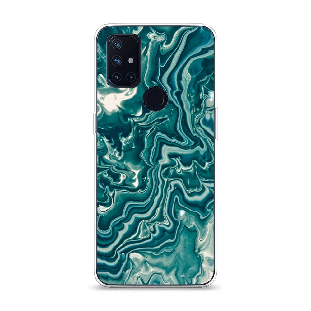 

Чехол Awog на OnePlus Nord N10 / ВанПлас Nord N10 "Минералы 4", Голубой, 152350-3