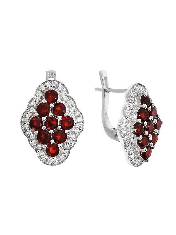 

Серьги из серебра с гранатом Balex Jewellery 2410931229, 2410931229