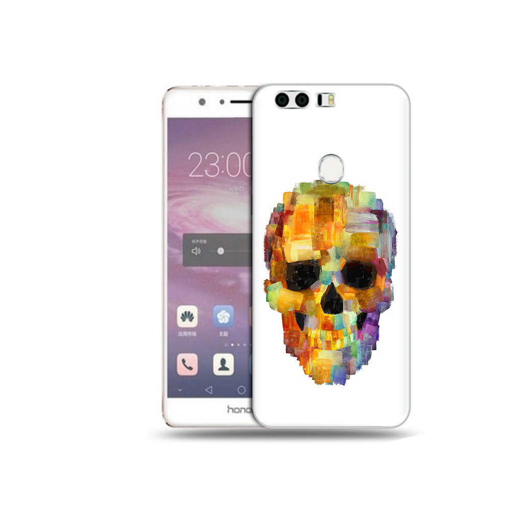 

Чехол MyPads Tocco для Honor 8 нарисованный череп (PT46676.38.516), Прозрачный, Tocco