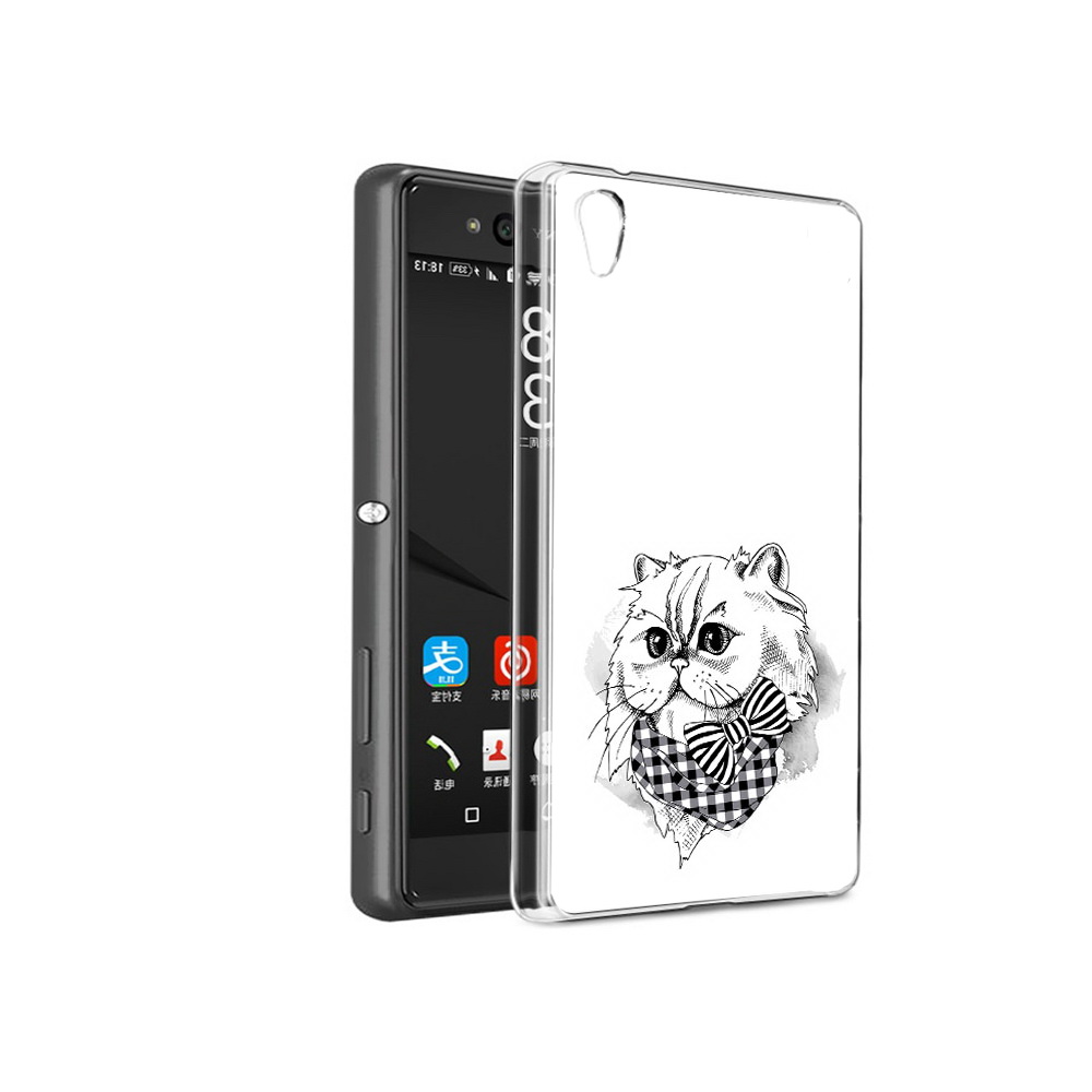 Чехол MyPads Tocco для Sony Xperia C6 нарисованная красивая кошечка (PT28839.243.503)