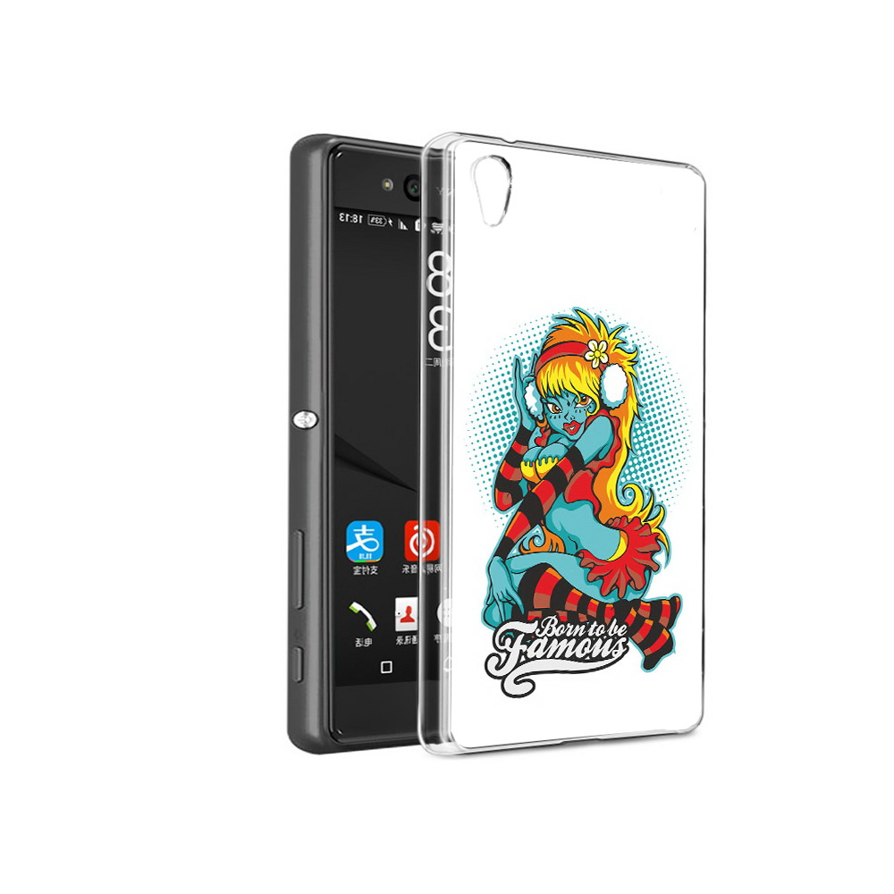 

Чехол MyPads Tocco для Sony Xperia C6 нарисованная девушка в наушниках (PT28839.243.498), Прозрачный, Tocco