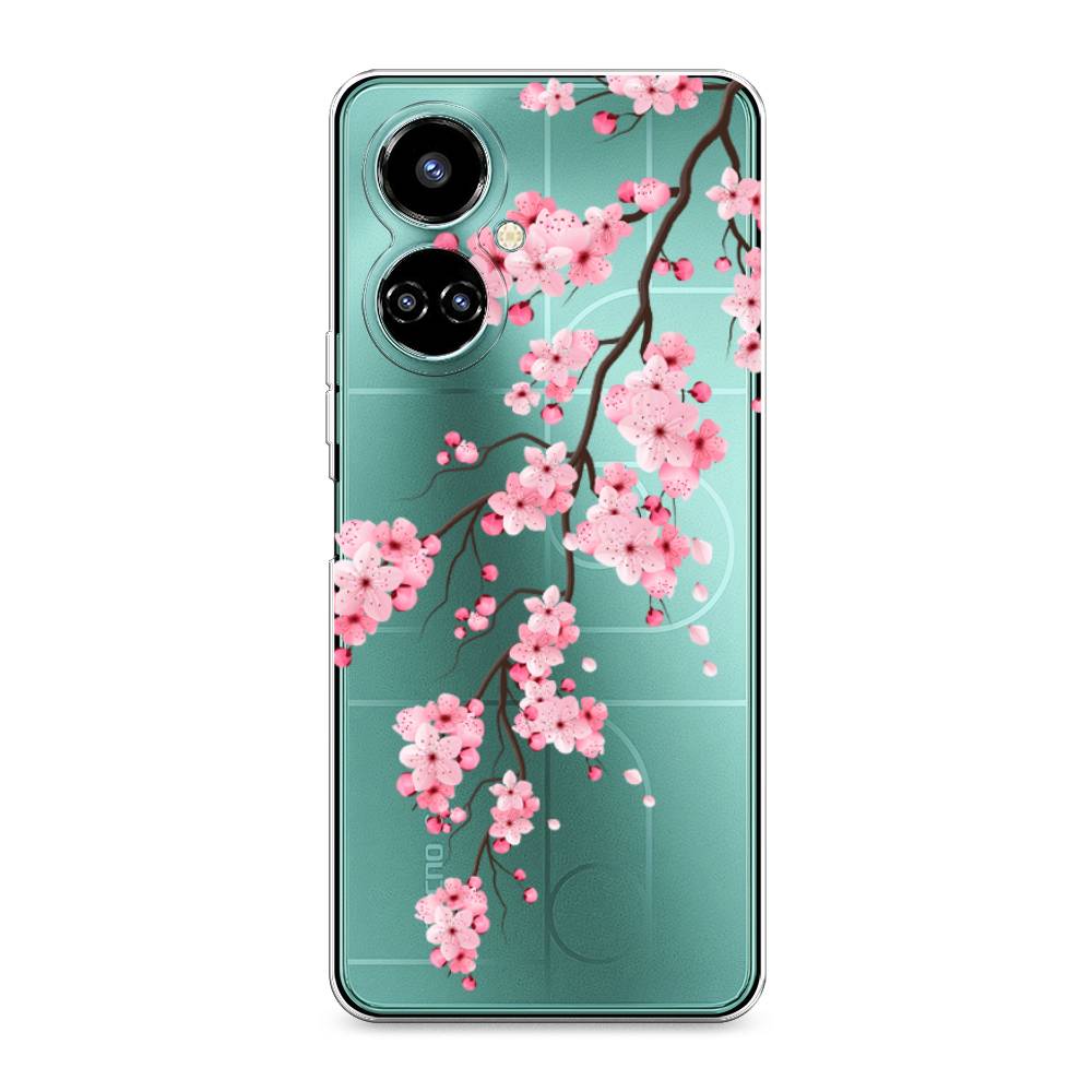 

Чехол Awog на Tecno Camon 19/19 Pro 4G "Розовая сакура", Разноцветный, 301650-8