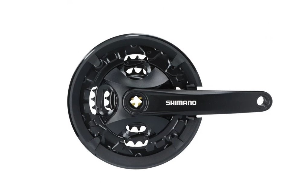 

Велосипедная система SHIMANO ALTUS FC-MT101 9ск 40-30-22t 170мм черные, Черный