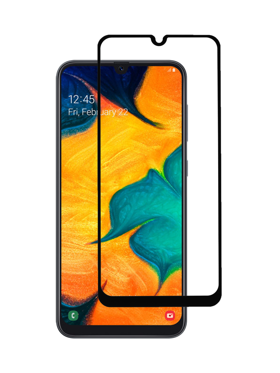 

Защитное стекло 5D для Samsung A30 A305 черный, с рамкой, MOTG-5D-SAM-A305