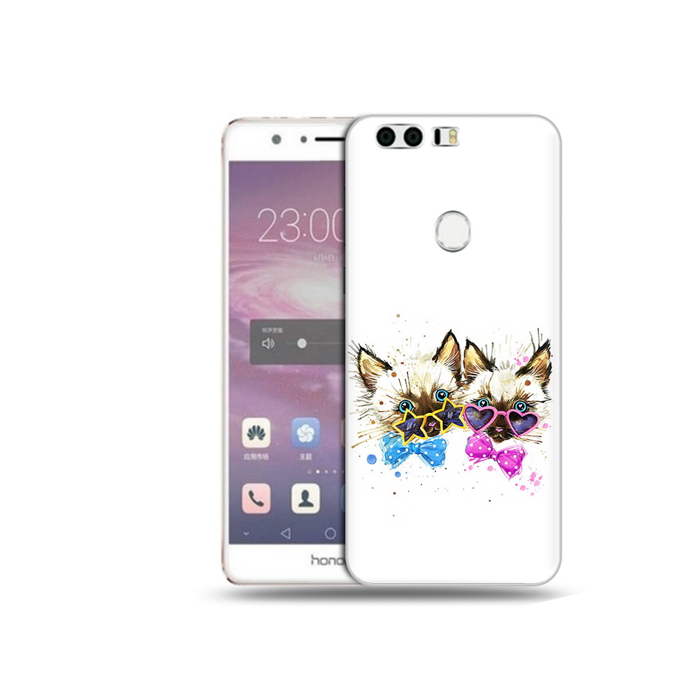 

Чехол MyPads Tocco для Honor 8 милые котята (PT46676.38.474), Прозрачный, Tocco