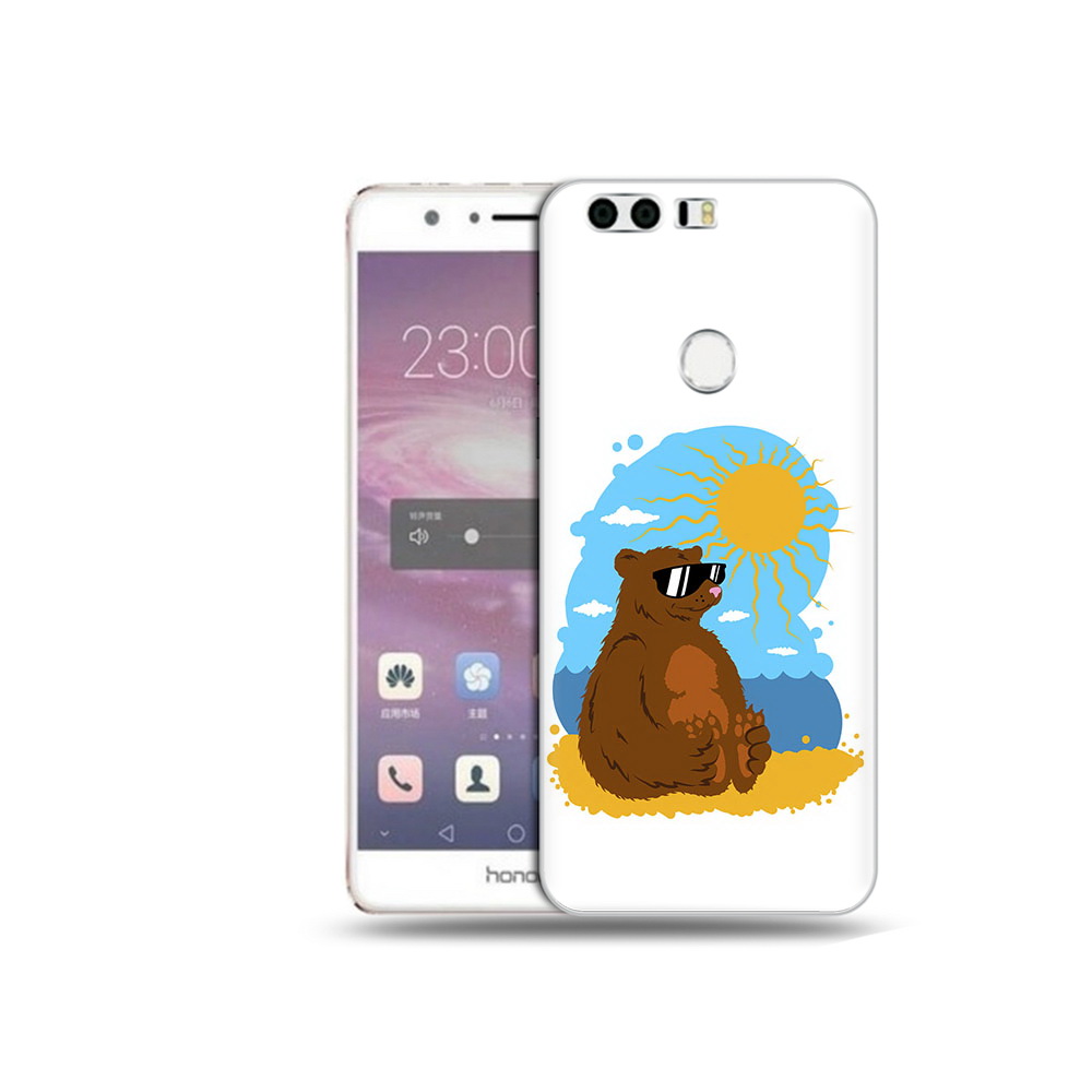 

Чехол MyPads Tocco для Honor 8 медведь на чиле (PT46676.38.468), Прозрачный, Tocco