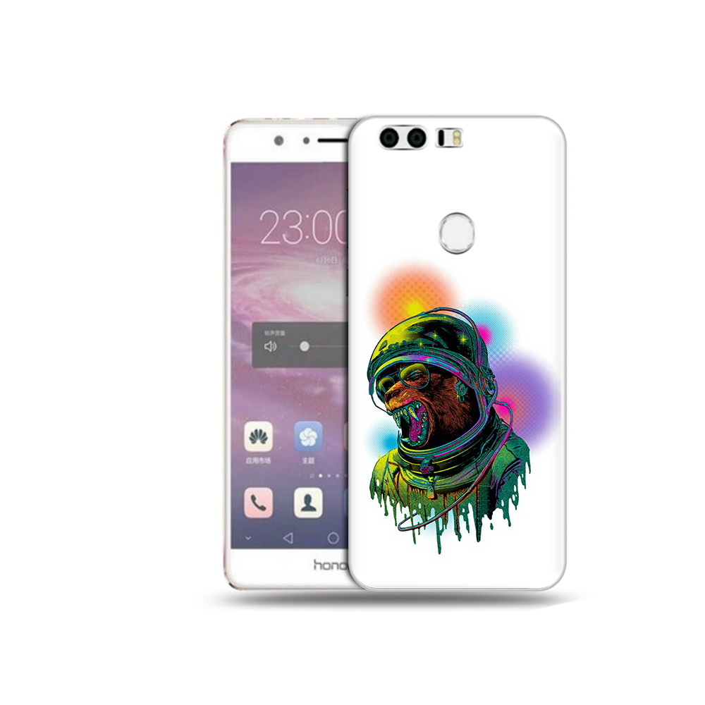 

Чехол MyPads Tocco для Honor 8 медведь космонавт (PT46676.38.466), Прозрачный, Tocco