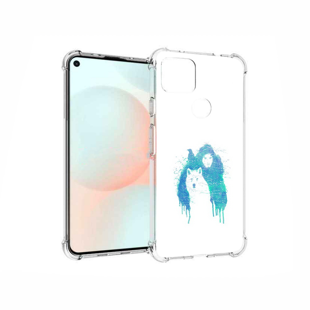 

Чехол MyPads Tocco для Google Pixel 5A джон сноу, Прозрачный, Tocco