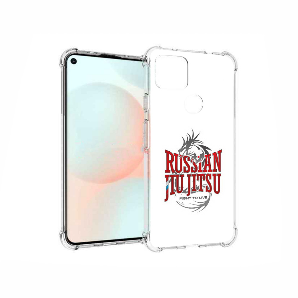 

Чехол MyPads Tocco для Google Pixel 5A джиу джитсу, Прозрачный, Tocco