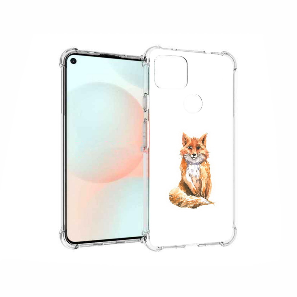 

Чехол MyPads Tocco для Google Pixel 5A детская лиса, Прозрачный, Tocco