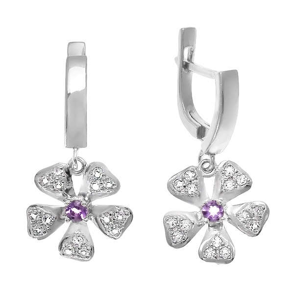 

Серьги из серебра с топазом Balex Jewellery 2429830075, 2429830075