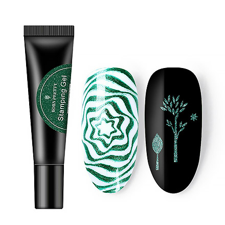 

Гель с блестками для стемпинга Born Pretty, №07