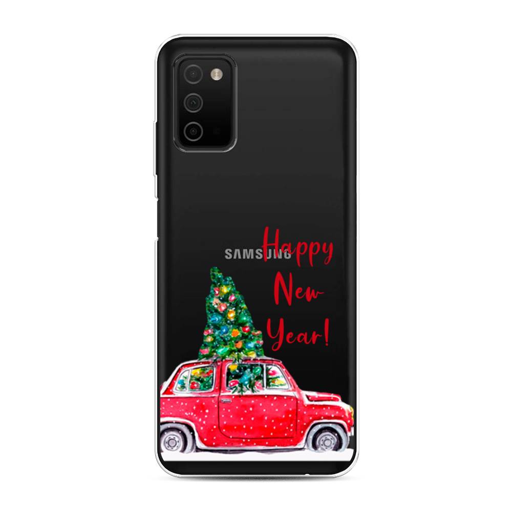 

Чехол на Samsung Galaxy A03s "Happy New Year", Красный;зеленый, 2103250-5