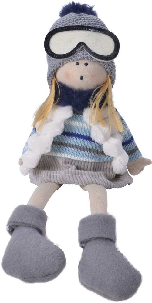 

Игрушка лыжник мульти 15x7x34 см в ассортименте, Разноцветный