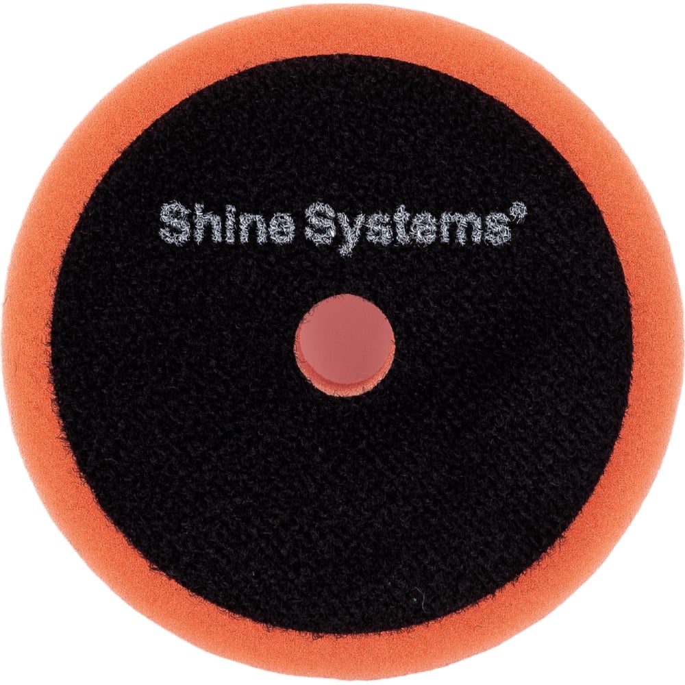Shine systems RO Foam Pad Orange - полировальный круг мягкий оранжевый, 75 мм SS550 полировальный круг экстра твердый зеленый shine systems da foam pad green 155 мм ss556 shi