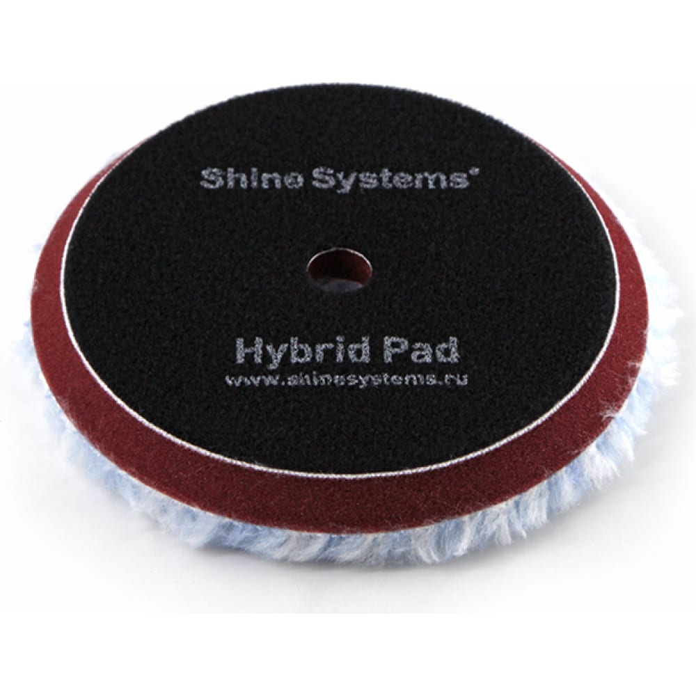 Shine systems Hybrid Pad - гибридный полировальный круг, 130 мм SS534 твердый полировальный круг shine systems