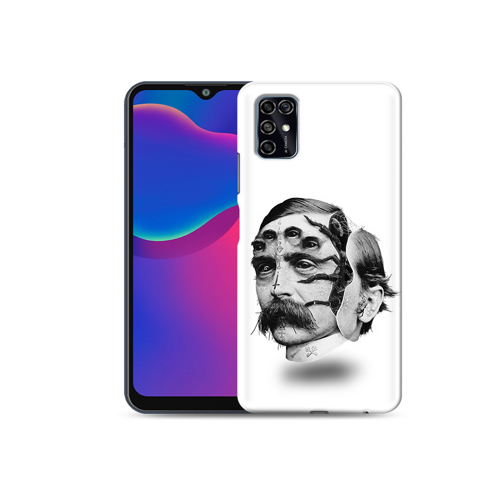 Чехол MyPads Tocco для ZTE Blade V2020 Smart страшное лицо мужчины (PT156449.442.629)